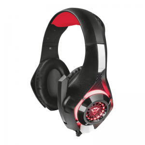 Casti gaming Trust GXT 313 Nero On-ear cu microfon, negru rosu
