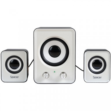 Boxe Spacer 2.1, 11W, Black & White
