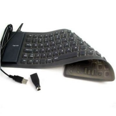 Tastatura USB/PS2 din Silicon mini
