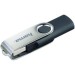 Stick Hama Rotate, 64 GB, USB 2.0, Negru/Argintiu