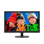 Monitor LED TN Philips 21.5", Wide, Full HD, HDMI, Negru