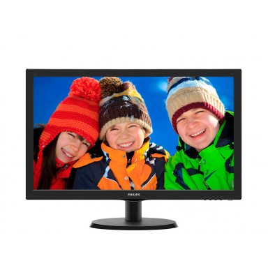 Monitor LED TN Philips 21.5", Wide, Full HD, HDMI, Negru