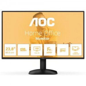 Monitor AOC 24B31H 23.8" IPS FHD, 120Hz, 1ms, HDMI, VGA, FlickerFree 