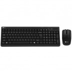 Kit Wireless tastatura + mouse optical A+ Office 1, USB, Negru