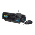 Kit Gaming tastatura + mouse Gembird, Negru