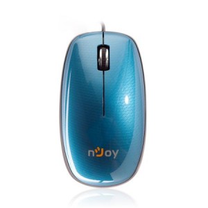 Mouse BlueTrace sensor nJoy, 1000 DPI, USB, Albastru